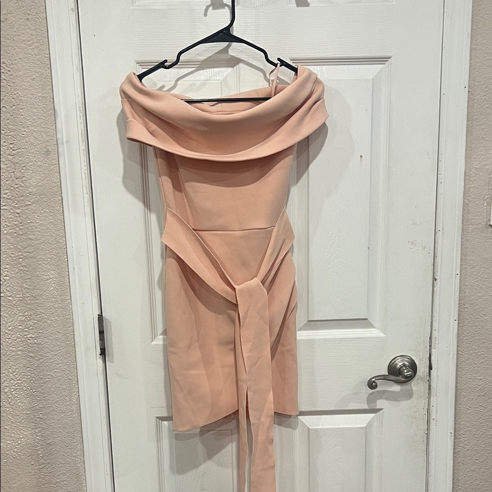 Bec +Bridge Peach Pink  Dress